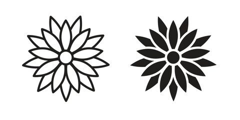 Sunflower icon. Vector Illustration. Isolated vector Illustration. EPS Illustration.