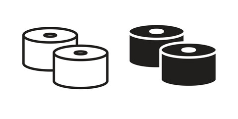 Sushi icon. Vector Illustration. Isolated vector Illustration. EPS Illustration.