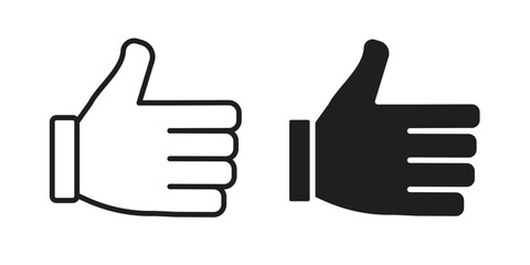 Thumb up icon. Vector Illustration. Isolated vector Illustration. EPS Illustration.