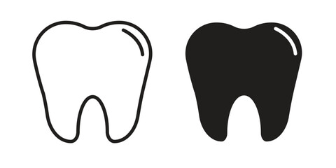 Tooth icon. Vector Illustration. Isolated vector Illustration. EPS Illustration.