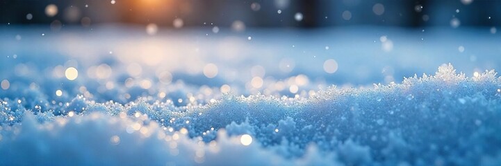 Fototapeta premium Sparkling Ice Crystals Reflecting Brilliant Cold Light on Frozen Surface, Evoking Winter Wonderland Magic and Pristine Beauty