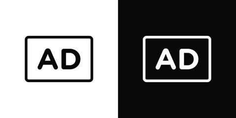 Advertising icon graphic element Illustration template design