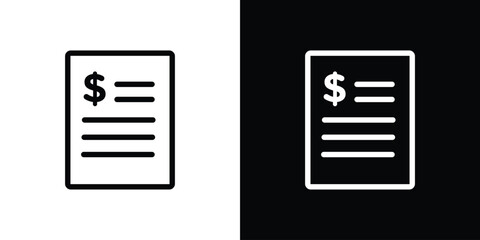Balance sheet icon graphic element Illustration template design