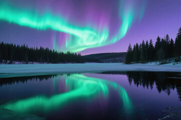 Dreamy Aesthetic Landscape with Soft Light and Natural Scenery