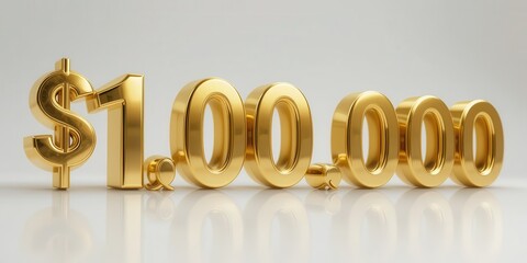 Golden Achievement: A Symbolic Representation of Attaining Million Dollar Wealth