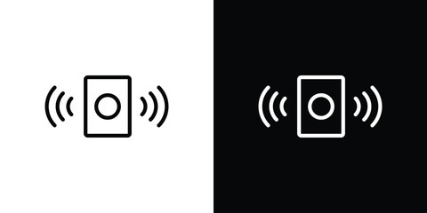 Doorbell icon graphic element Illustration template design