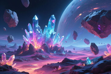 Dreamy Aesthetic Landscape with Soft Light and Natural Scenery