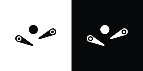 Pinball icon symbol illustration doodle design
