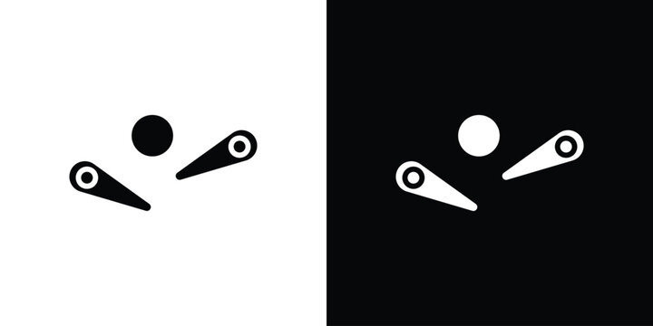 Pinball icon symbol illustration doodle design