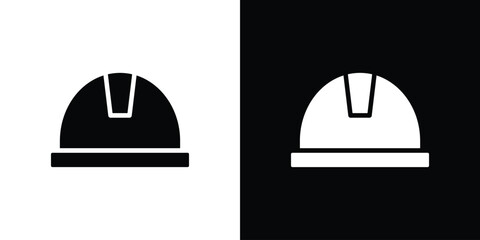 Safety helmet icon symbol illustration doodle design