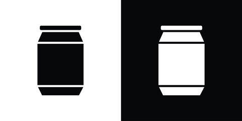 Soda can icon symbol illustration doodle design