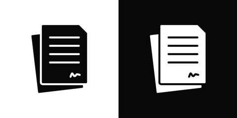 Wills and trusts icon symbol illustration doodle design