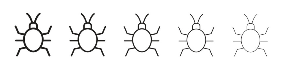Bedbug icon design symbol collection for graphic design. EPS 10