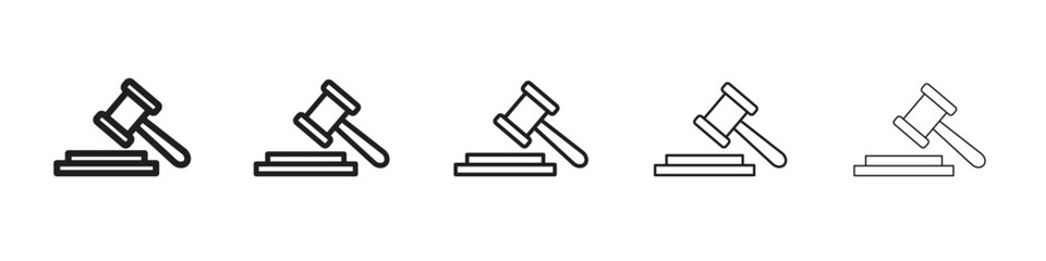employment law icon design symbol collection for graphic design. EPS 10