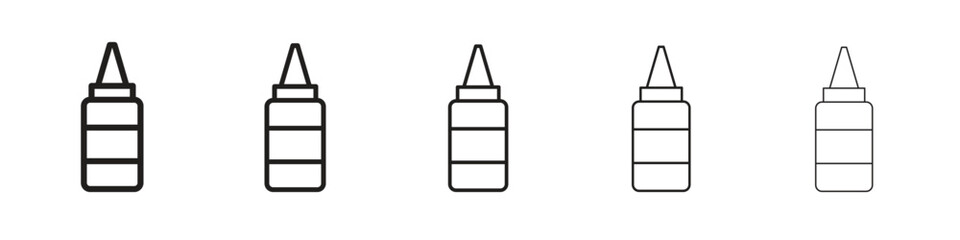 Glue icon design symbol collection for graphic design. EPS 10