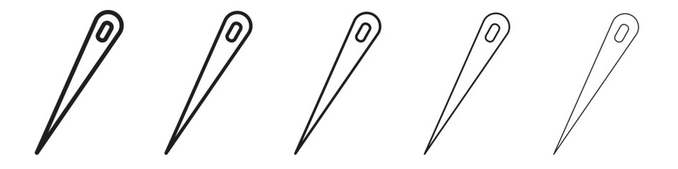 Needle icon design symbol collection for graphic design. EPS 10
