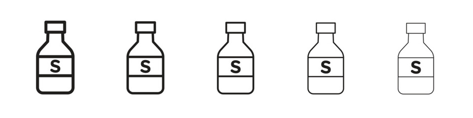 Solvent icon design symbol collection for graphic design. EPS 10