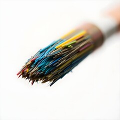 Fototapeta premium Pigment and Patience: A Tool Shaped by Creation 