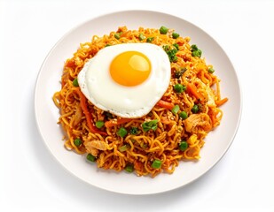 Delicious Mie Goreng with Fried Egg