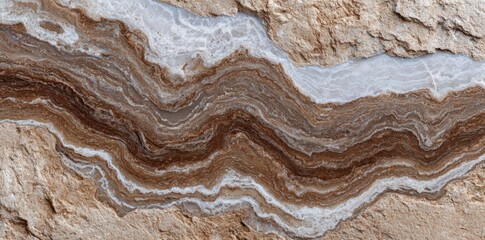 Obraz premium Elegant abstract background featuring brown marble stone texture for design and decoration