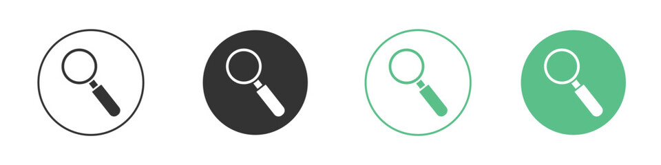 Investigate icon symbol illustration doodle set. EPS10