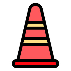 traffic cone icon