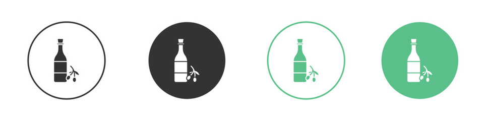 Olive oil icon symbol illustration doodle set. EPS10