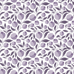 cute hand drawn seamless flower pattern