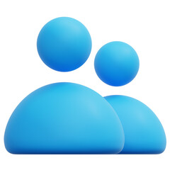 3D User Relationship Icon