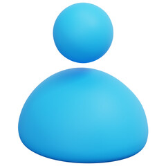 3D Basic User Symbol Icon