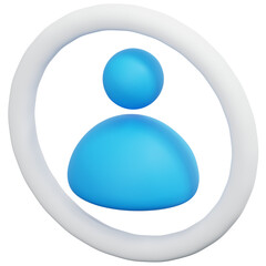 3D User Profile Icon
