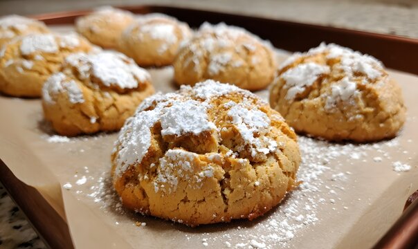  JUICY mouthwatering delicious Chewy Amaretti Cookies Recipe, Generative AI