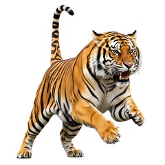 Obraz premium Majestic Bengal Tiger in a Powerful Pose Wildlife Photography