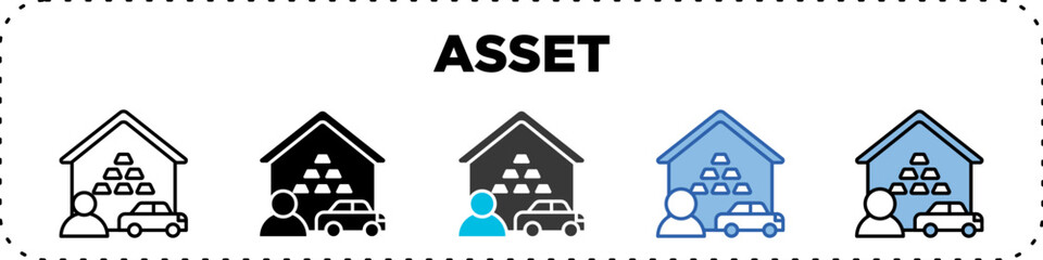 Asset Icon Pack Line Glyph