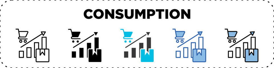 Consumption Icon Pack Line Glyph