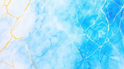 Fototapeta premium Blue marble abstract texture with gold pattern. Elegant decorative background. Luxury design, vibrant color, artistic surface, contemporary wallpaper, stylish mineral, polished detail.