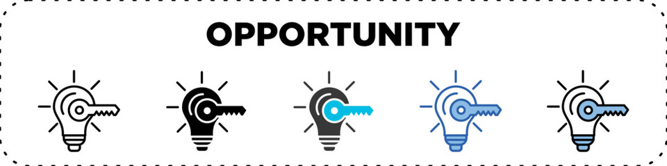 Opportunity Icon Pack Line Glyph