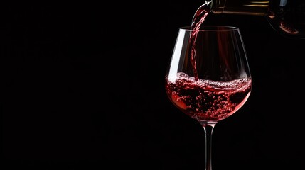 Red wine being poured into a glass (1)