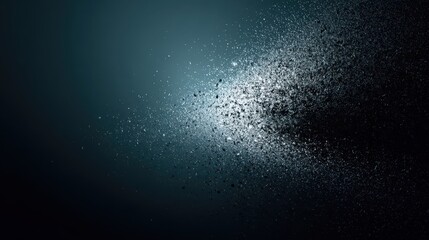 Fototapeta premium Abstract design with dispersed light particles.