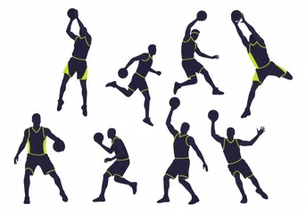 basketball players in action