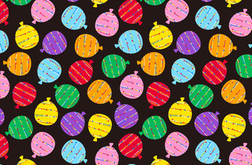 カラフル水風船 黒