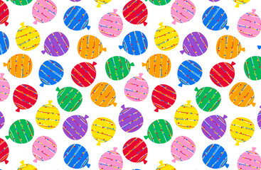 カラフル水風船 白