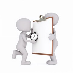 Whistle with stopwatch and clipboard