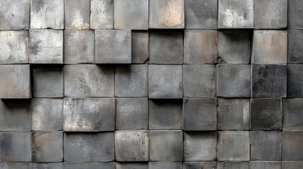 Abstract gray stone wall texture