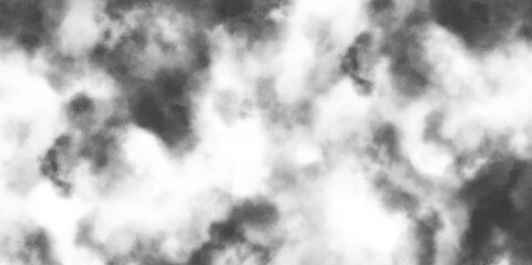 black and white clouds in the sky isolated on white background Fluffy texture weather strom smoke vector background.