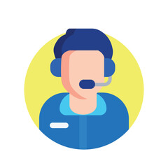 Customer Service Icon. Stock Illustration 