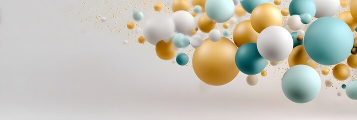 Abstract creative three-dimensional background