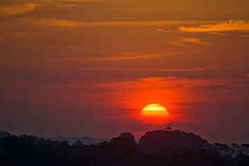 Big sun in the sky