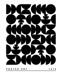 Bauhaus design. Icon. Branding. Vintage style interior