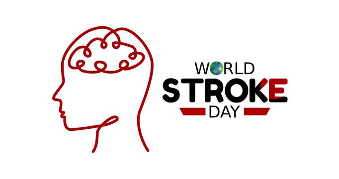 world stroke day motion video, ideal for world stroke day celebration